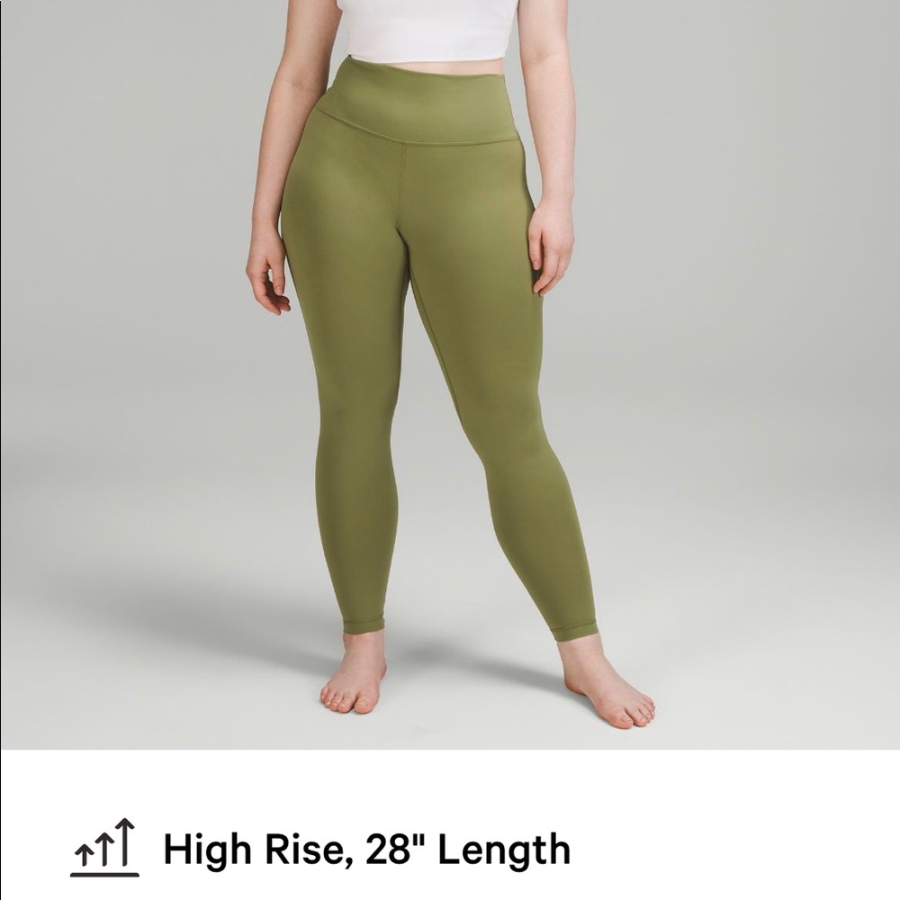 Lululemon HR Align 28” NWT Bronze Green 0